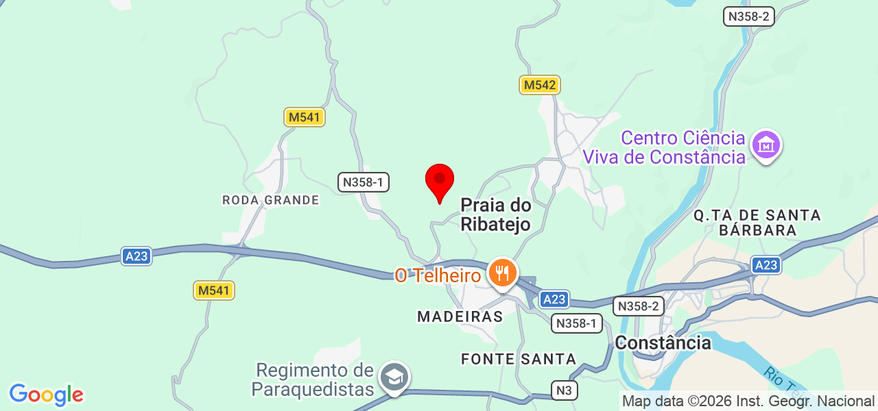 Alexandra Alcobia - Santarém - Vila Nova da Barquinha - Map