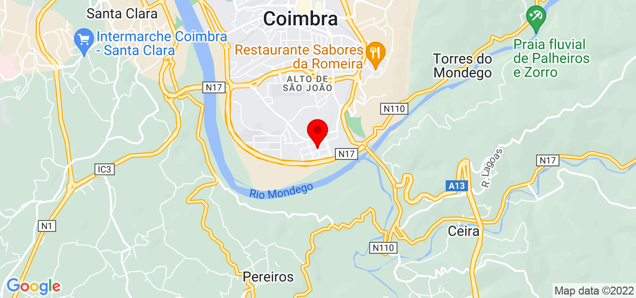 Gonçalo Ferreira - Coimbra - Coimbra - Karte