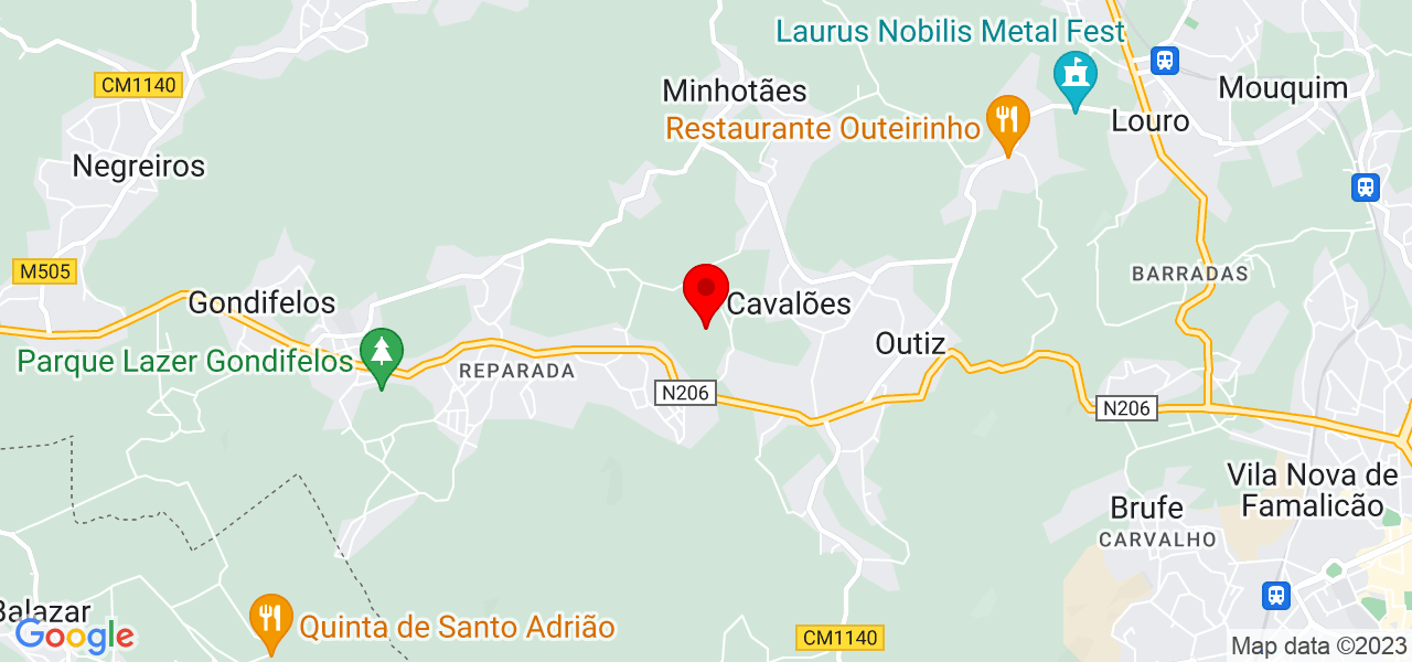 Marlene Gon&ccedil;alves - Braga - Vila Nova de Famalicão - Mapa