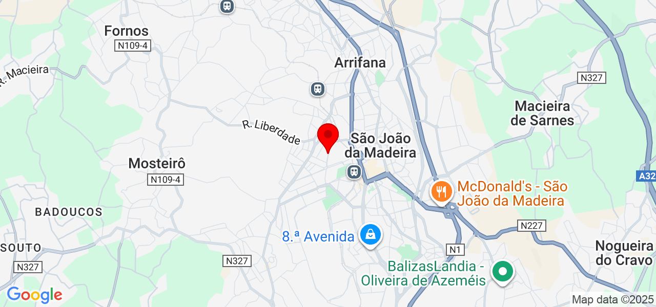Carlos Duarte - Aveiro - São João da Madeira - Mapa