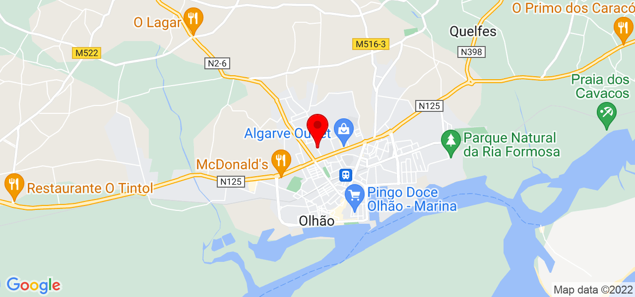 Mariana Cardoso - Faro - Olhão - Mapa