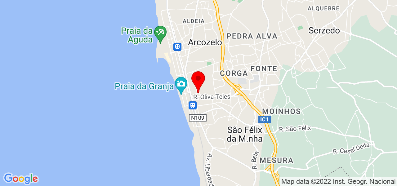 Cec&iacute;lia - Porto - Vila Nova de Gaia - Mapa