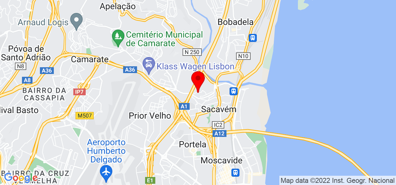 Wendell Carvalho - Lisboa - Loures - Mapa