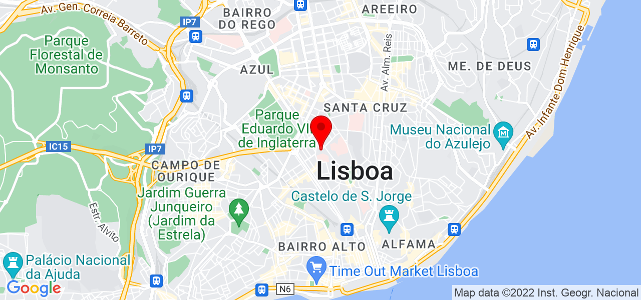 Jos&eacute; Valverde - Lisboa - Lisboa - Mapa
