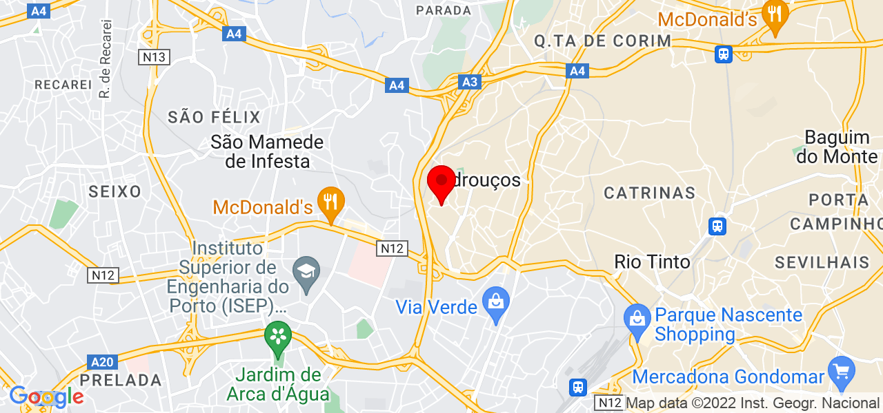 Jociane - Porto - Maia - Mapa