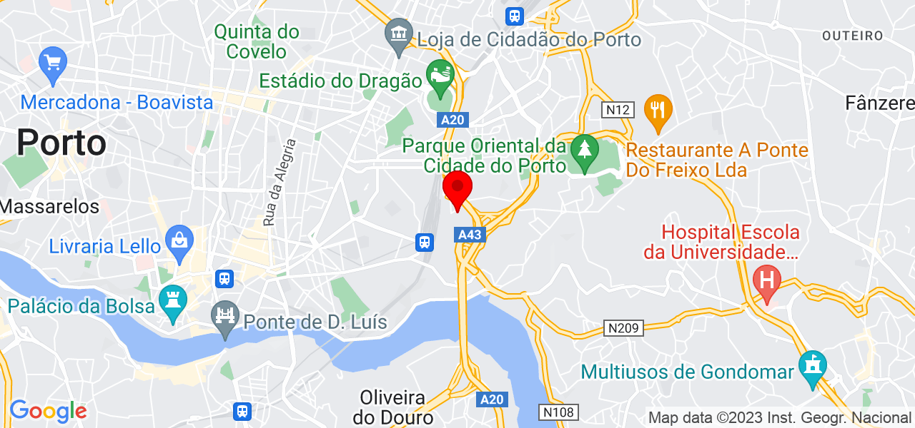 Joice Sousa Xavier - Porto - Porto - Mapa