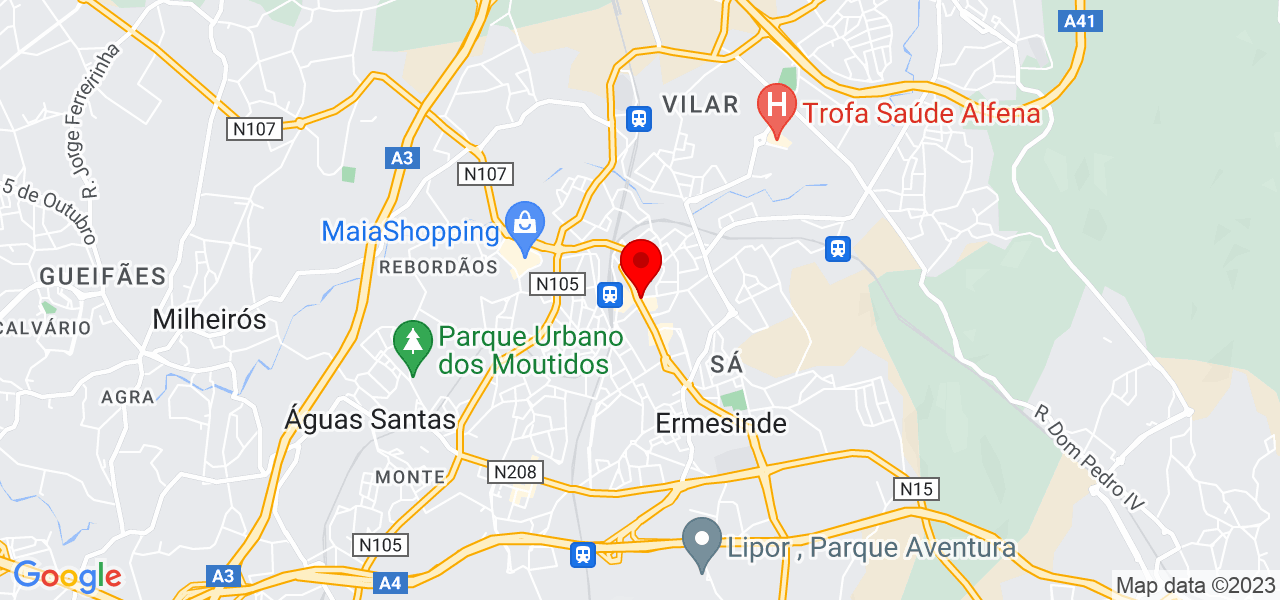Bracol Remodela&ccedil;&otilde;es e Constru&ccedil;&otilde;es - Porto - Valongo - Mapa