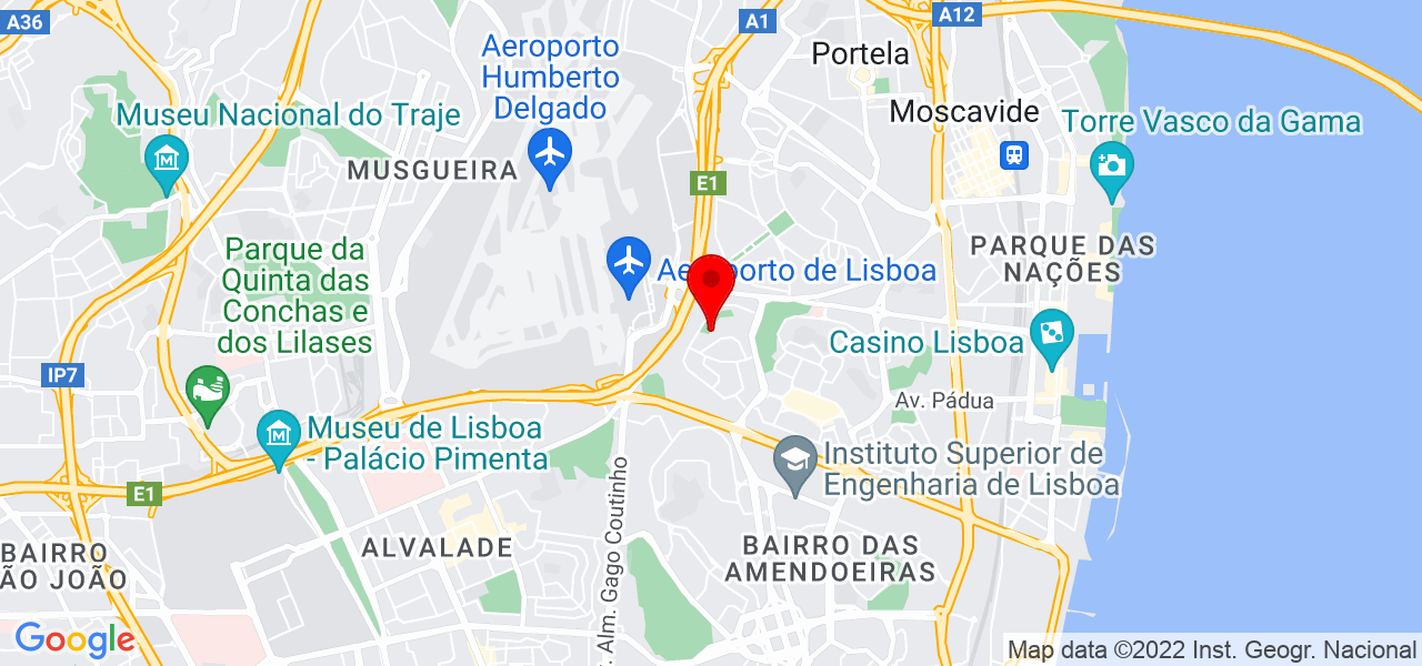 sandra conceição - Lisboa - Lisboa - Mapa