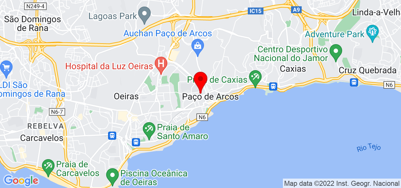 Jos&eacute; B&uacute;rcio - Lisboa - Oeiras - Mapa