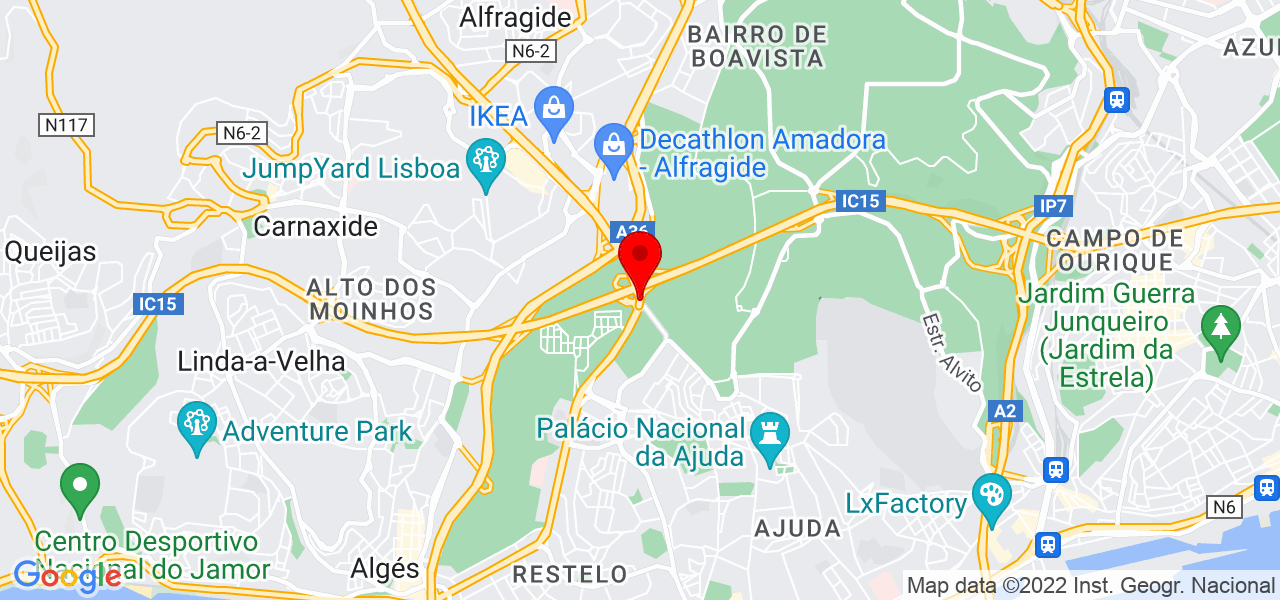 Gra&ccedil;a Dos Santos - Lisboa - Lisboa - Mapa