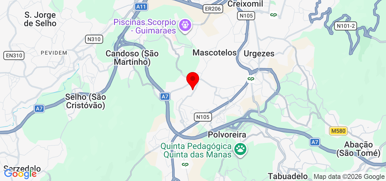 Jardiel Lima - Braga - Guimarães - Mapa