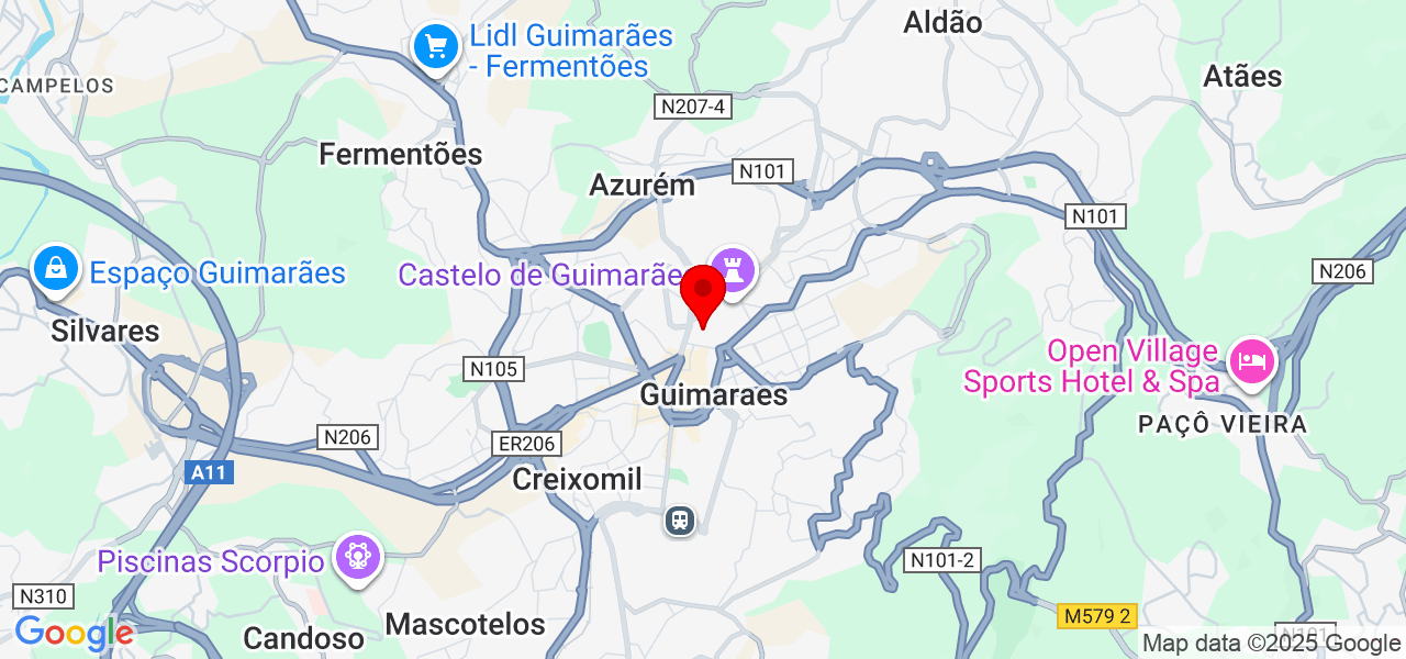 Efrain - Braga - Guimarães - Mapa