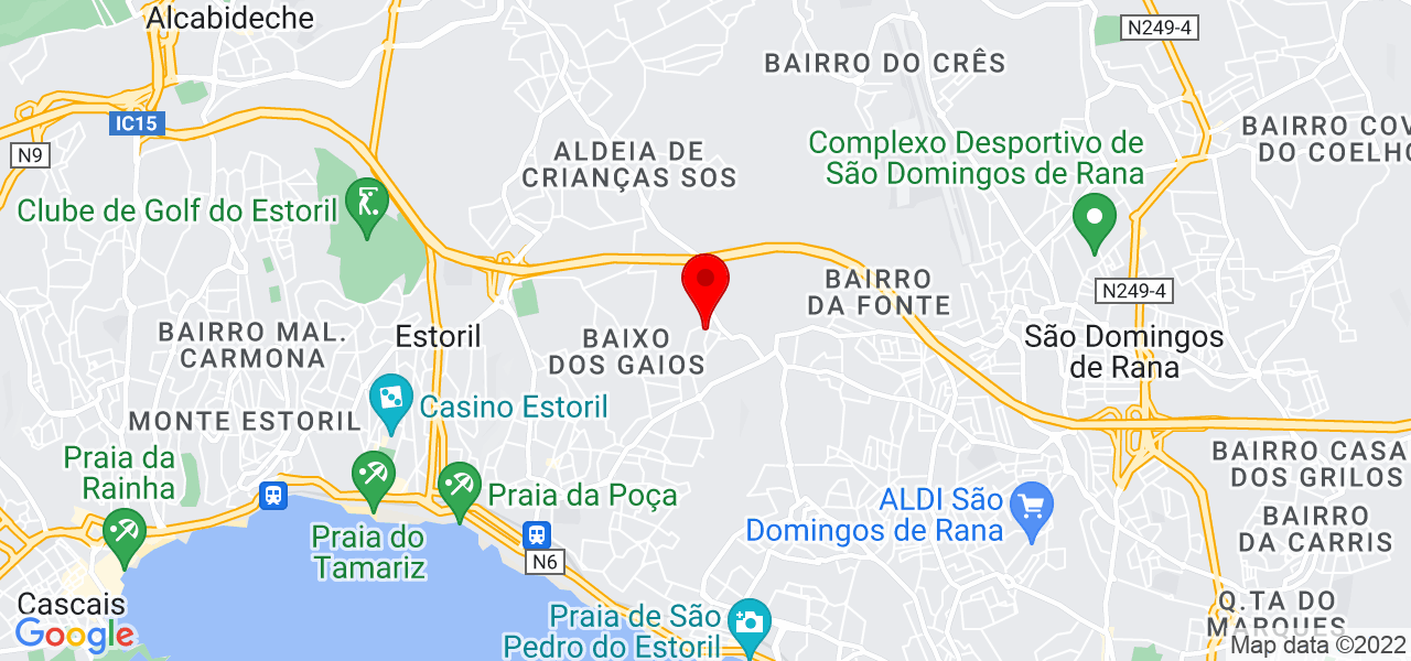 Giselle Silva - Lisboa - Cascais - Mapa