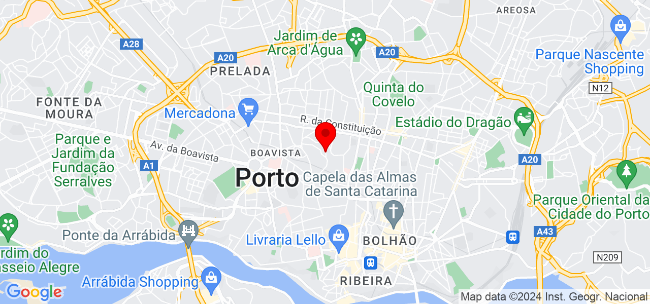 Dandara - Porto - Porto - Mapa