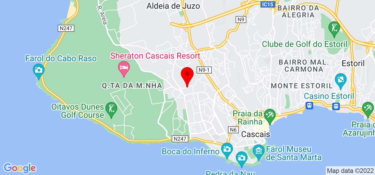 Cristina Almeida - Lisboa - Cascais - Mapa