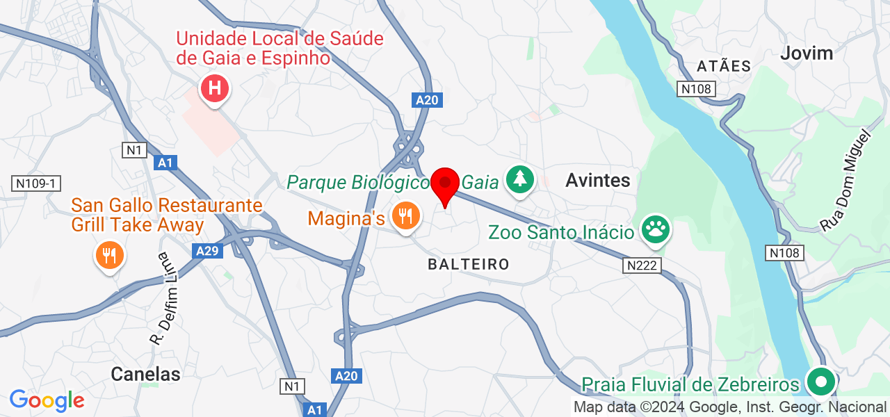 Zuumendes - Porto - Vila Nova de Gaia - Mapa