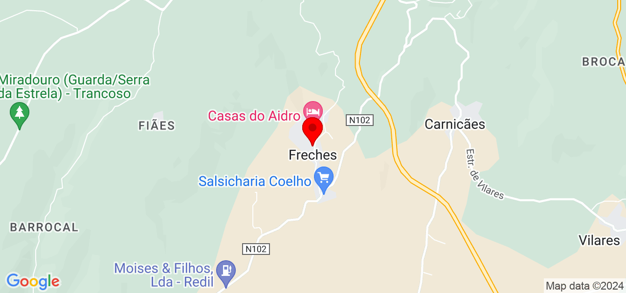 A&RCLEAN - Guarda - Trancoso - Mapa