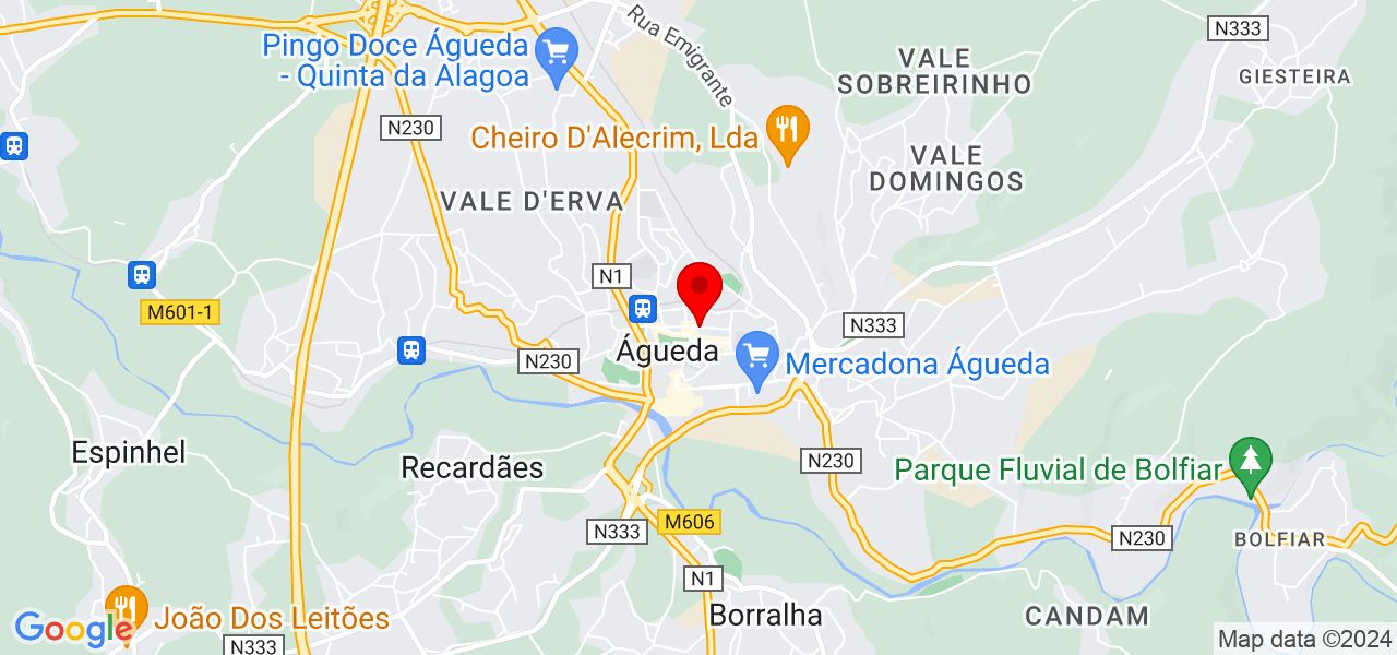 Frederico Magueta - Aveiro - Águeda - Mapa
