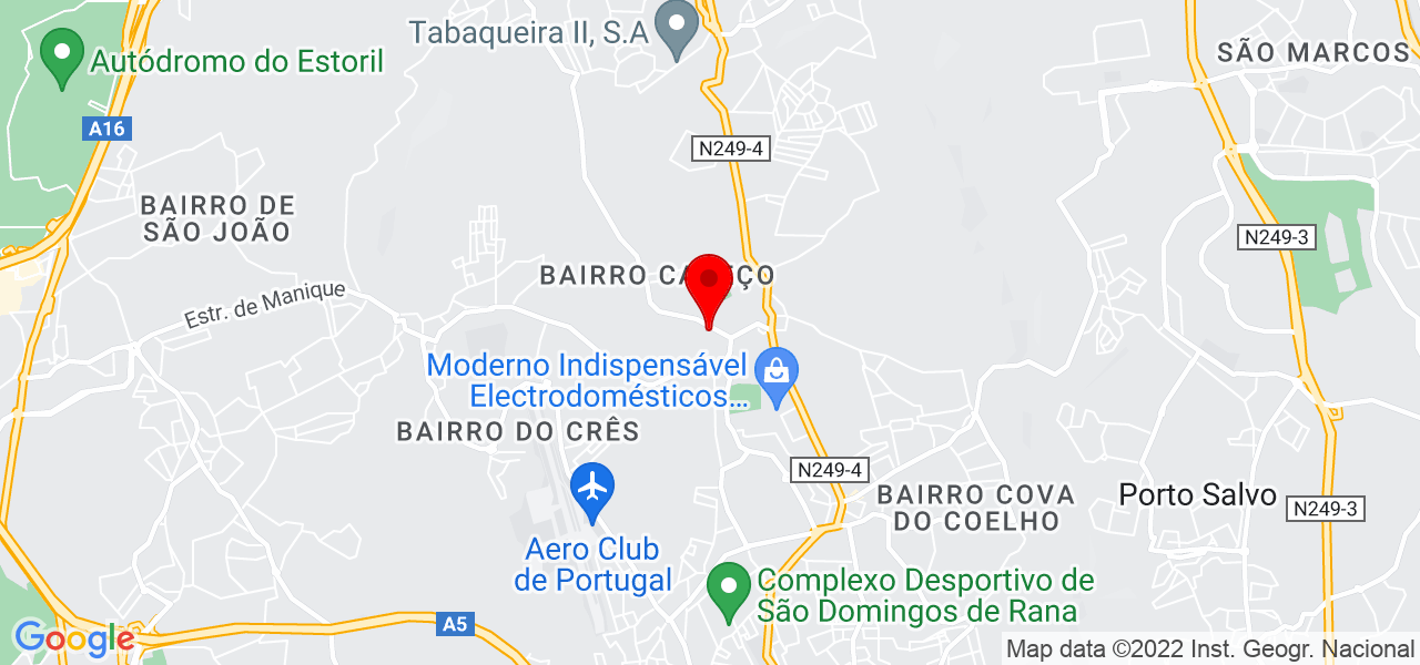 dm clean - Lisboa - Cascais - Mapa