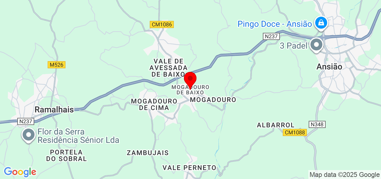 Diana Mendes - Leiria - Ansião - Map