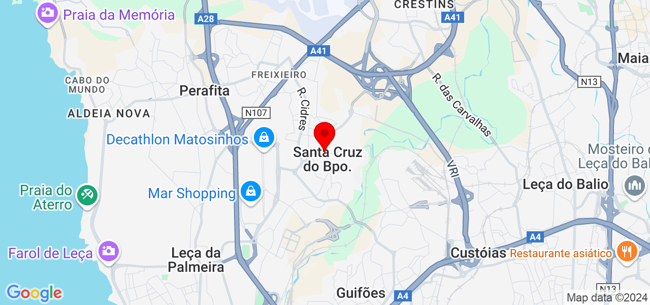 Silva Invicta Construções lda - Porto - Matosinhos - Map
