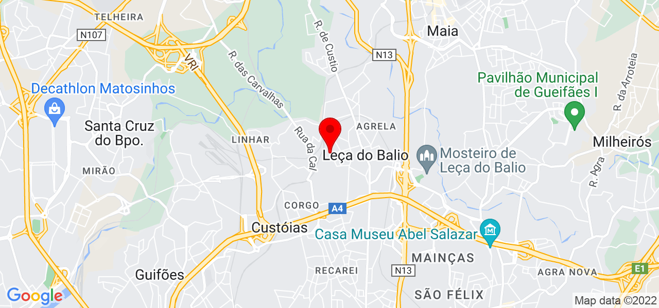 Rita Silva - Porto - Matosinhos - Mapa