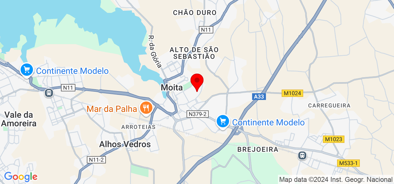 Cássia Simões - Setúbal - Moita - Mapa