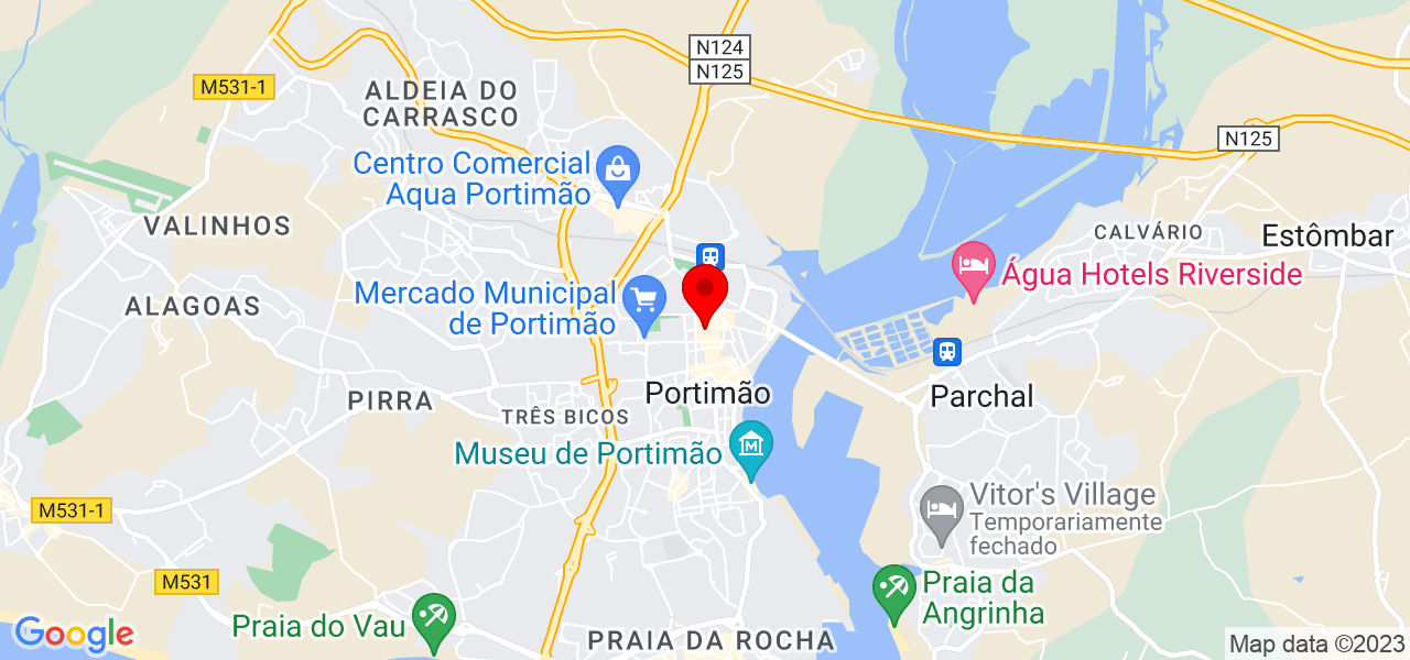 Aly - Faro - Portimão - Mapa