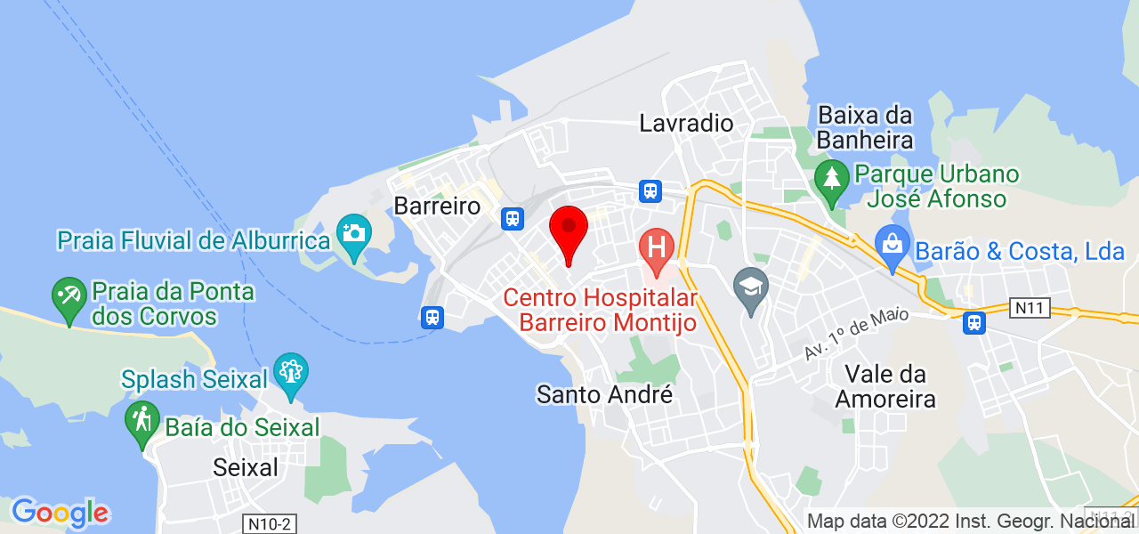 Erica Pedro - Setúbal - Barreiro - Map