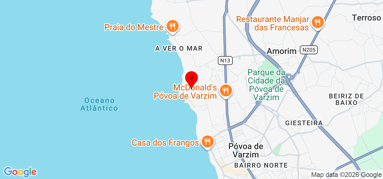 M.nascimento - Porto - Póvoa de Varzim - Mapa