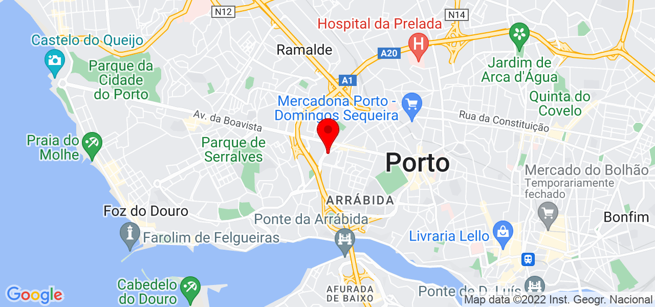 Pedro Ferreira - Porto - Porto - Mapa