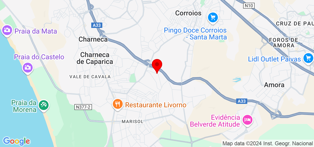 Ajudante de cozinha - Setúbal - Seixal - Map