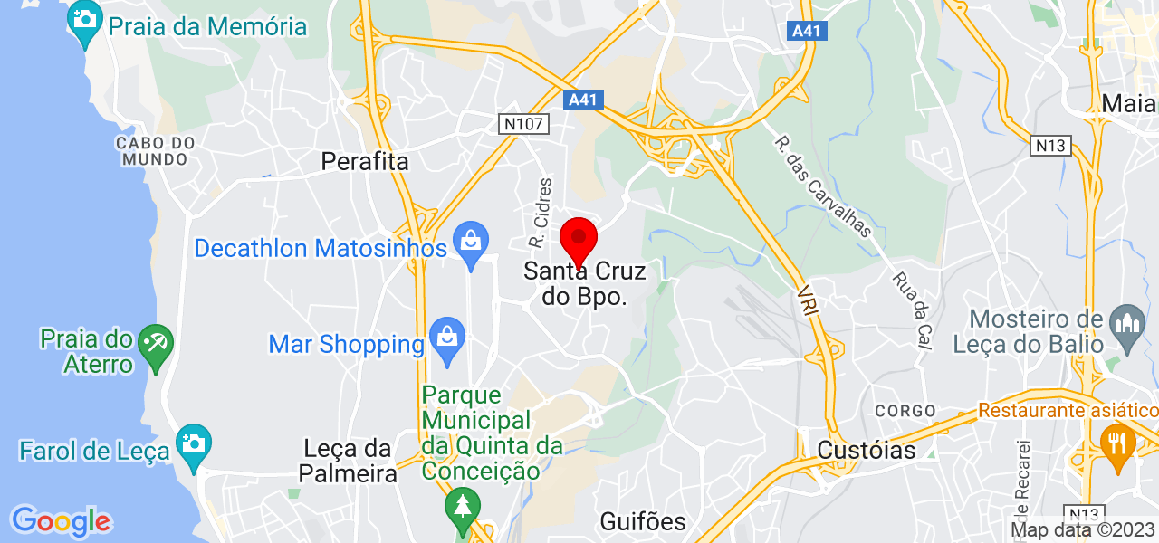 Maria Pinto - Porto - Matosinhos - Mapa