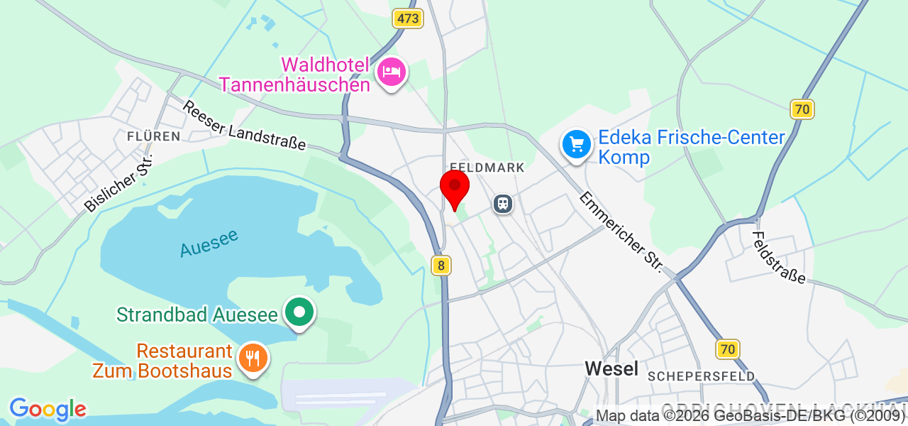 Gartenservice Kister - Nordrhein-Westfalen - Wesel - Mapa
