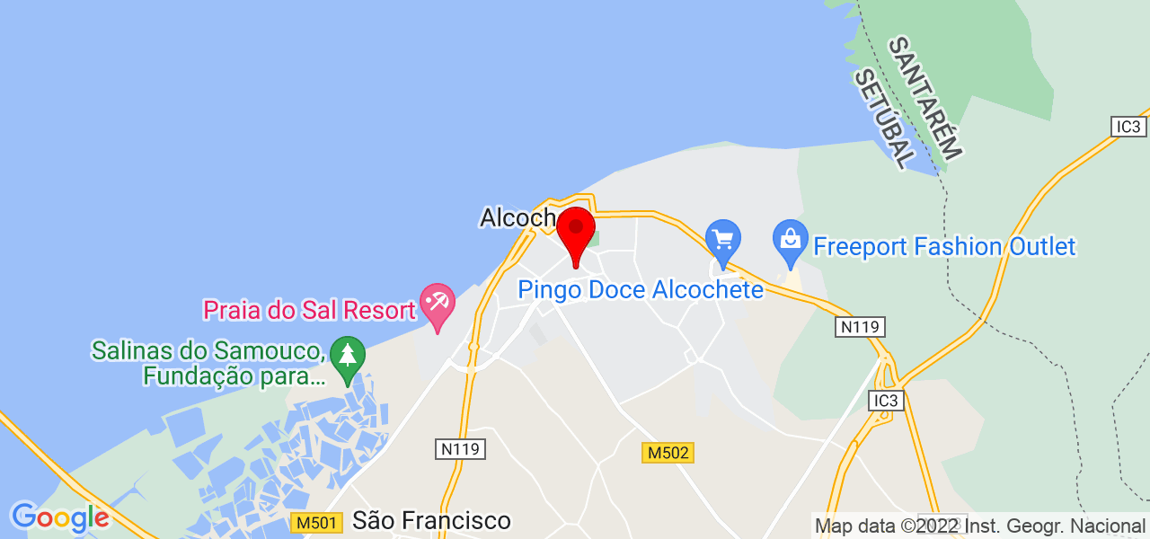 Pro-Grass Vagner - Setúbal - Alcochete - Mapa