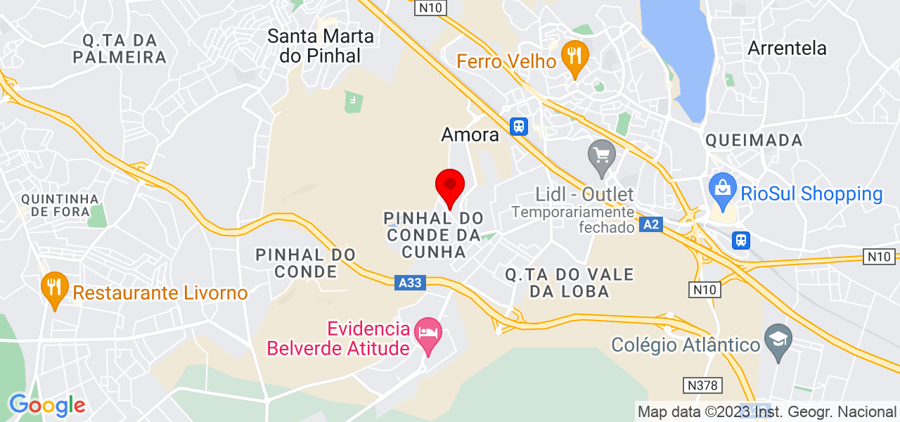 Miriã Castanhar - Setúbal - Seixal - Map