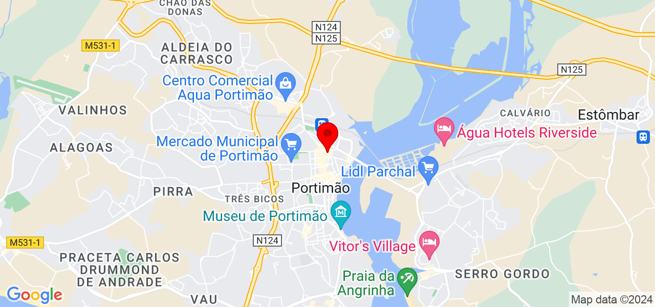 Carolina Ventura - Faro - Portimão - Mapa