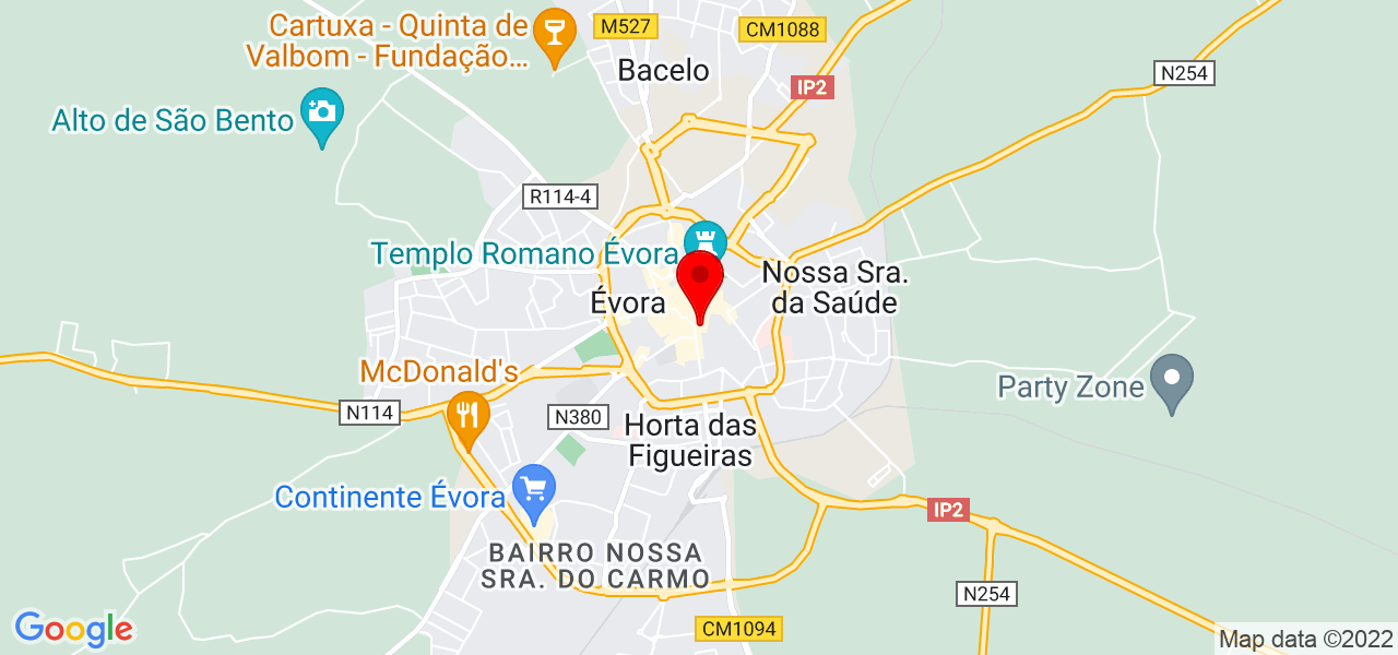 J&uacute;lia Domingos - Évora - Évora - Mapa