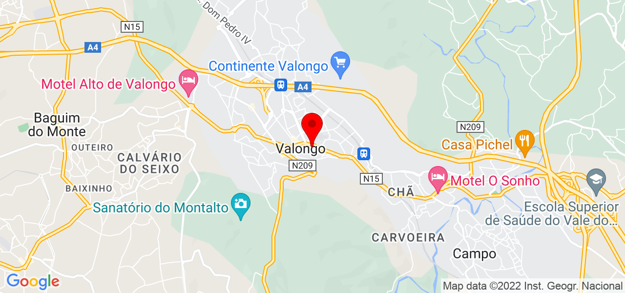 Dr. Rui Amorim - Porto - Valongo - Mapa