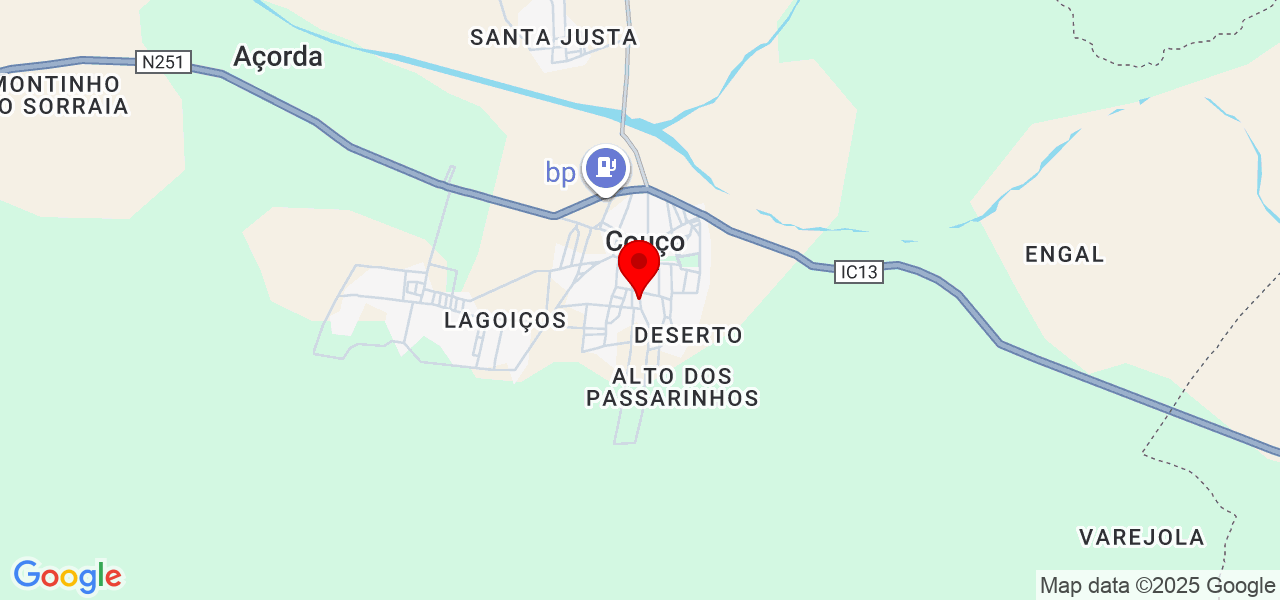 Cortes.LDA - Santarém - Coruche - Mapa