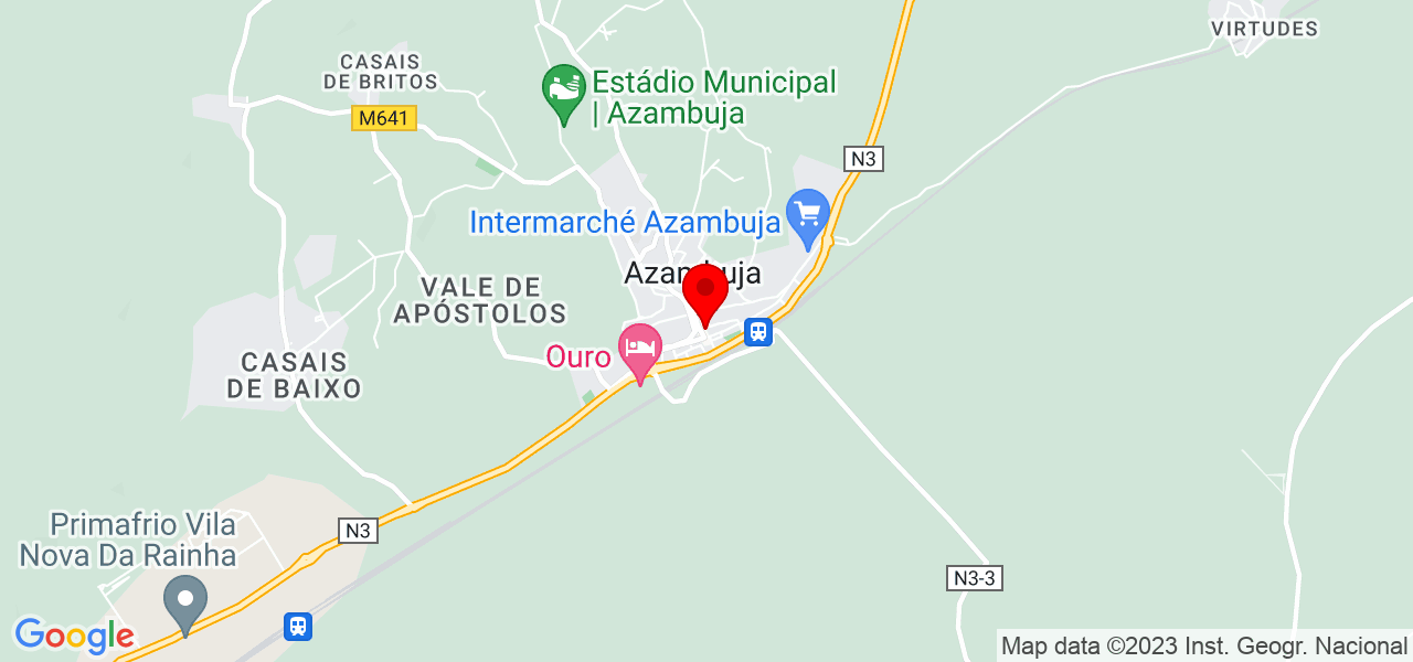 Paulinha - Lisboa - Azambuja - Mapa