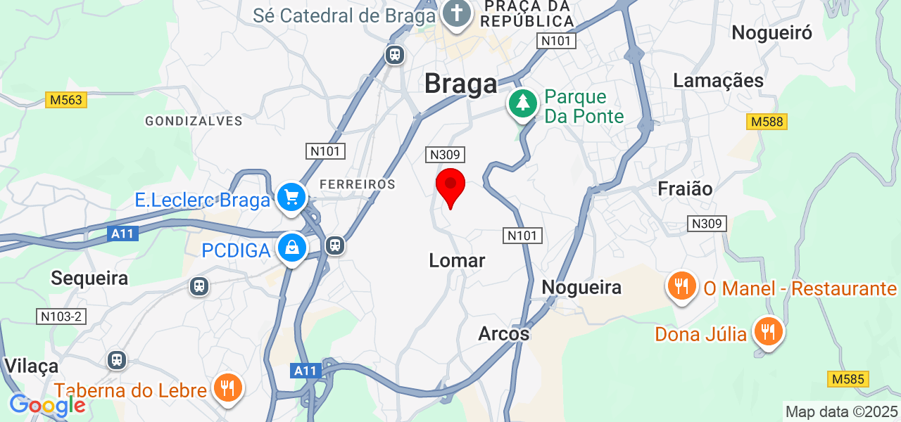 Marcos Moreira - Braga - Braga - Map