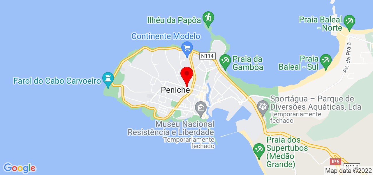 Bruna - Leiria - Peniche - Mapa