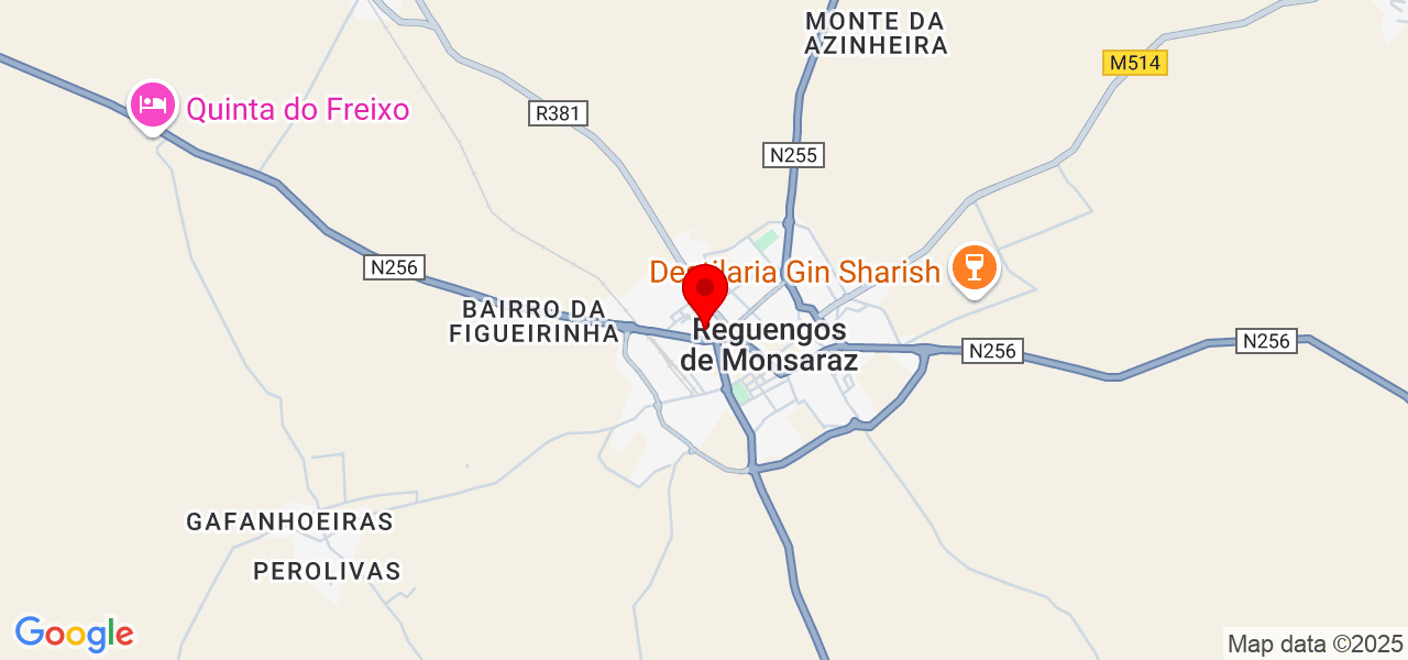 Maria Isabel Pinho - Évora - Reguengos de Monsaraz - Map