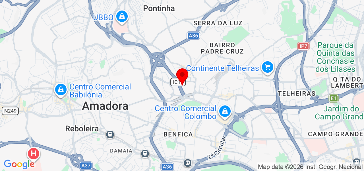 Beatriz Matias - Lisboa - Odivelas - Mapa