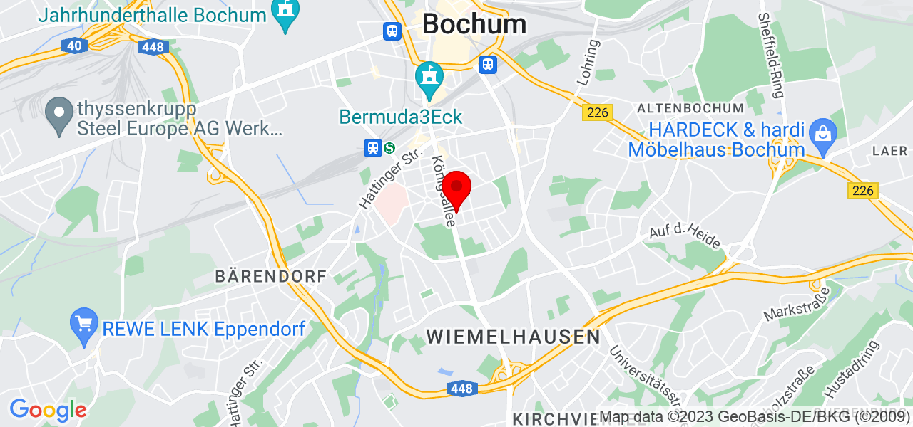 Eddy - Nordrhein-Westfalen - Bochum - Karte