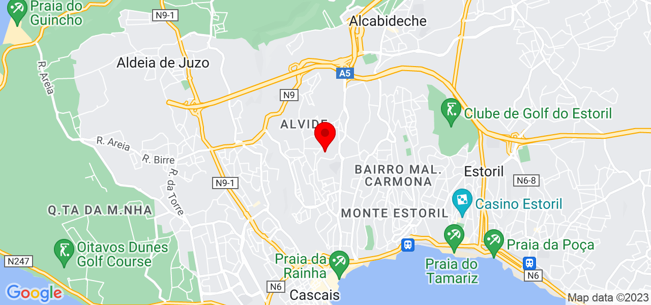 David Bordalo - Lisboa - Cascais - Mapa