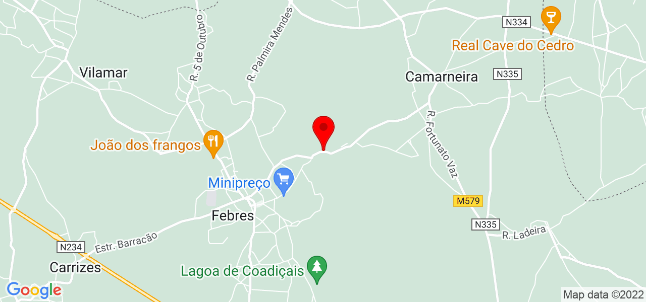 Chamelimp - Coimbra - Cantanhede - Mapa