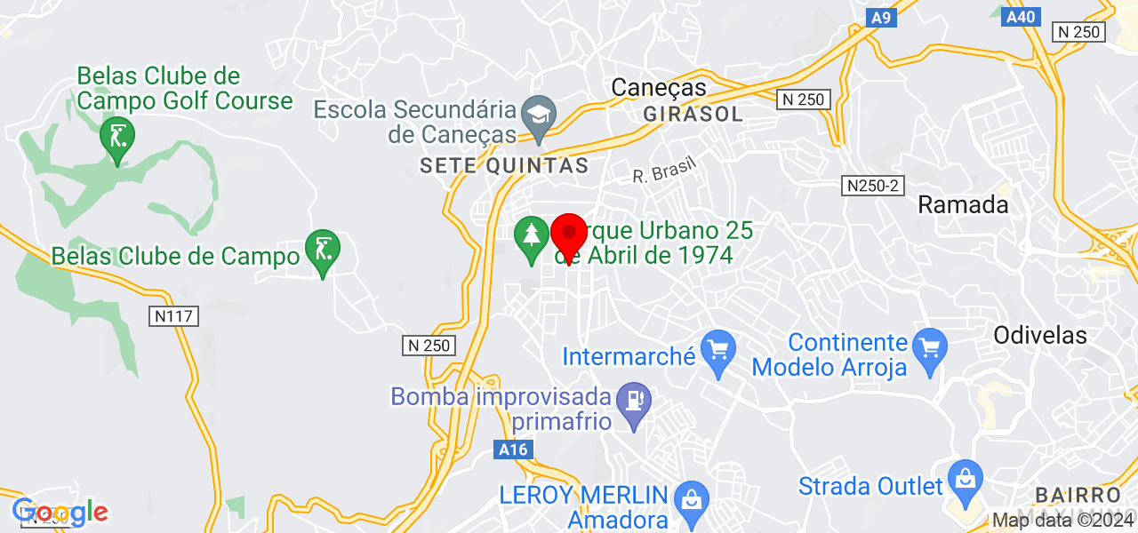 Dariya Oger - Lisboa - Sintra - Mapa
