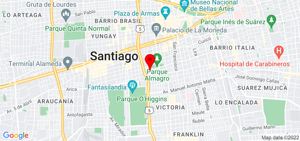 Leo ruiz - Región Metropolitana de Santiago - Santiago - Mapa